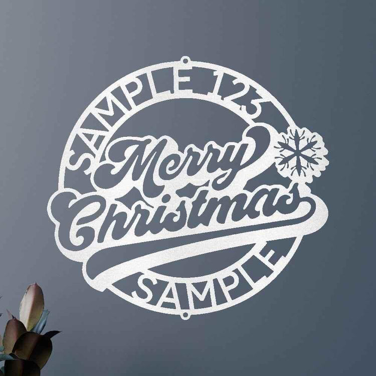Christmas Ring Personalized Gifts - Custom Metal Sign - GiFTiFY