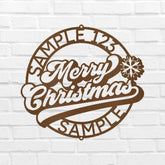Christmas Ring Personalized Gifts - Custom Metal Sign - GiFTiFY