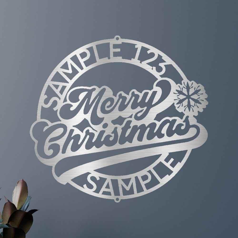 Christmas Ring Personalized Gifts - Custom Metal Sign - GiFTiFY