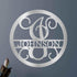Circle Vine Personalized Gifts - Custom Metal Sign, Split Letter - GiFTiFY