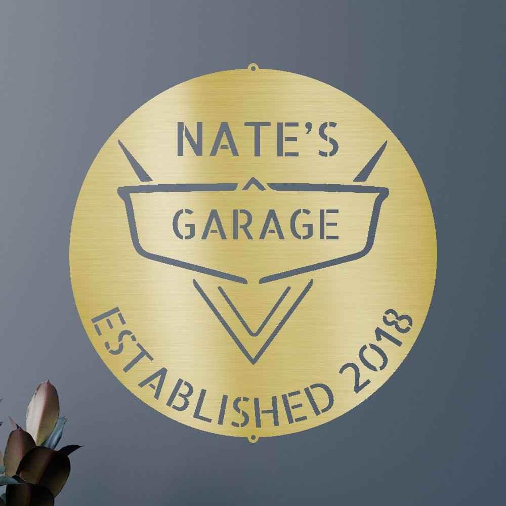Classic Car Garage Personalized Gifts - Custom Metal Sign - GiFTiFY