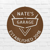 Classic Car Garage Personalized Gifts - Custom Metal Sign - GiFTiFY