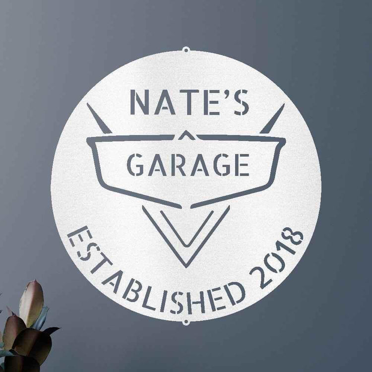 Classic Car Garage Personalized Gifts - Custom Metal Sign - GiFTiFY