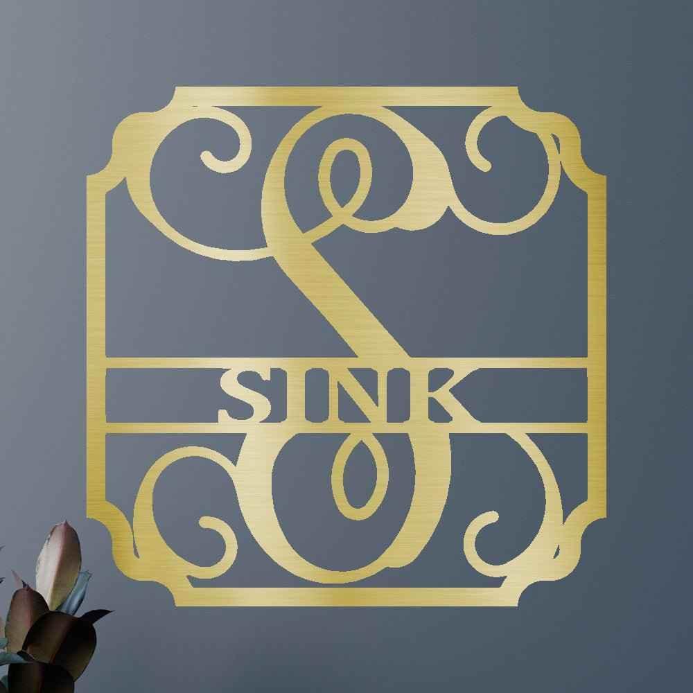 Classic Family Name Personalized Gifts - Custom Metal Sign - GiFTiFY