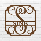 Classic Family Name Personalized Gifts - Custom Metal Sign - GiFTiFY