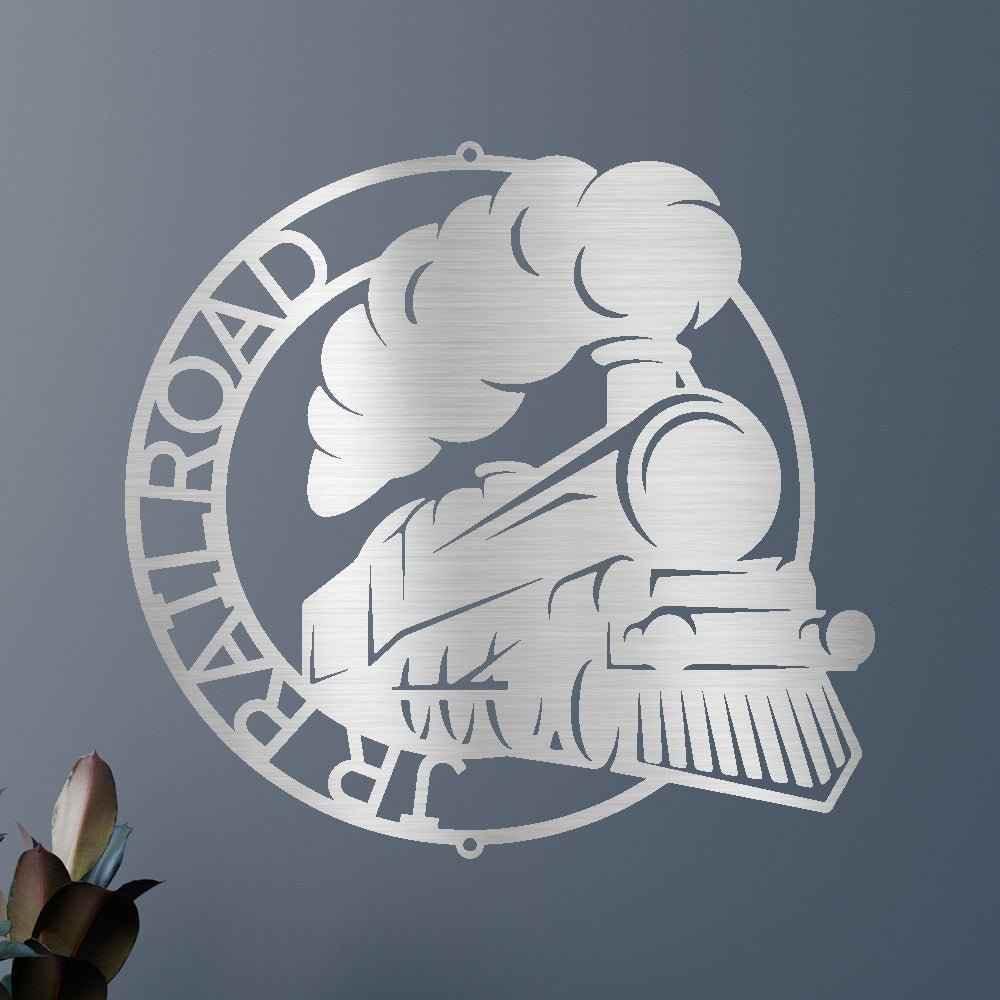 Classic Train Rail Road Ring Personalized Gifts - Custom Metal Sign - GiFTiFY