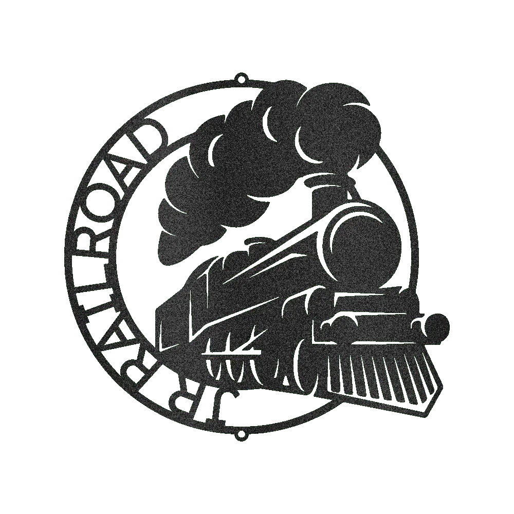 Classic Train Rail Road Ring Personalized Gifts - Custom Metal Sign - GiFTiFY