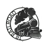 Classic Train Rail Road Ring Personalized Gifts - Custom Metal Sign - GiFTiFY