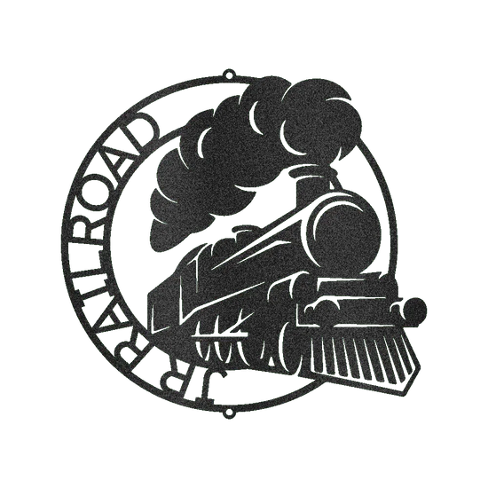 Classic Train Rail Road Ring Personalized Gifts - Custom Metal Sign - GiFTiFY