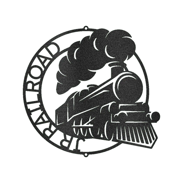 Classic Train Rail Road Ring Personalized Gifts - Custom Metal Sign - GiFTiFY