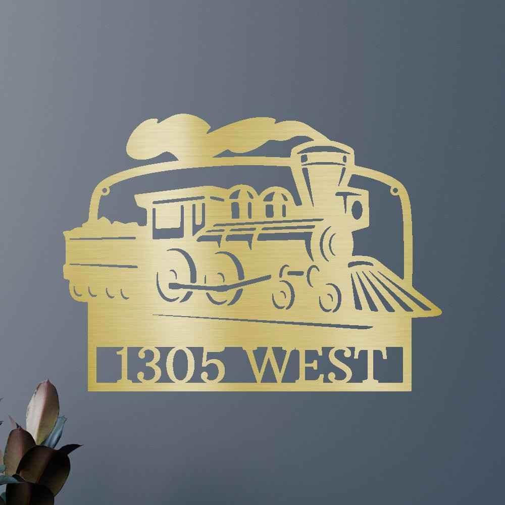 Coal Train Personalized Gifts - Custom Metal Sign - GiFTiFY