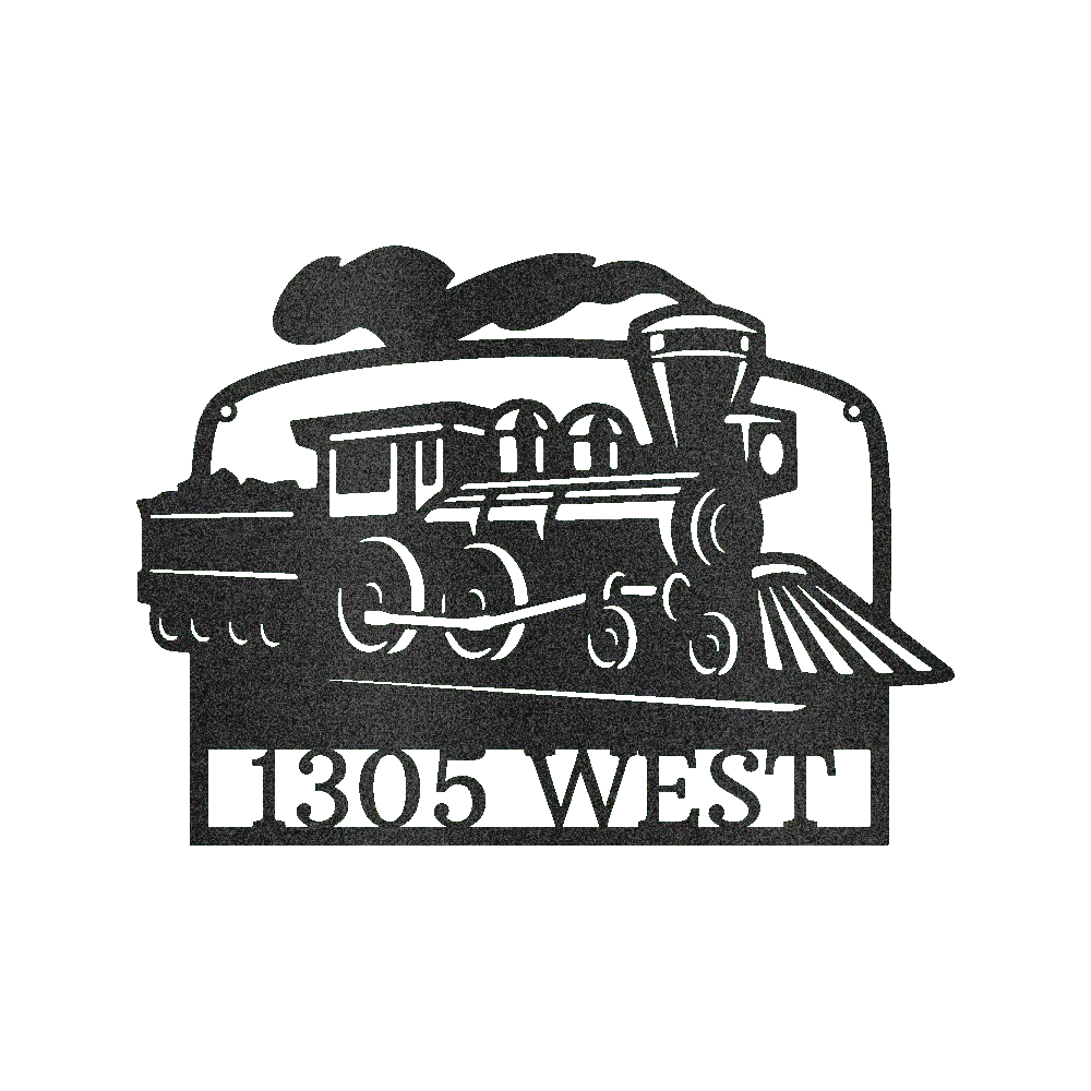 Coal Train Personalized Gifts - Custom Metal Sign - GiFTiFY