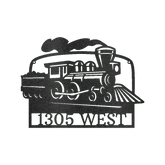 Coal Train Personalized Gifts - Custom Metal Sign - GiFTiFY