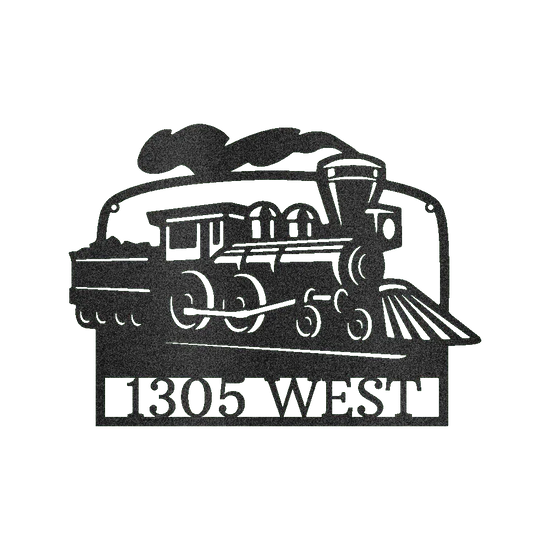 Coal Train Personalized Gifts - Custom Metal Sign - GiFTiFY