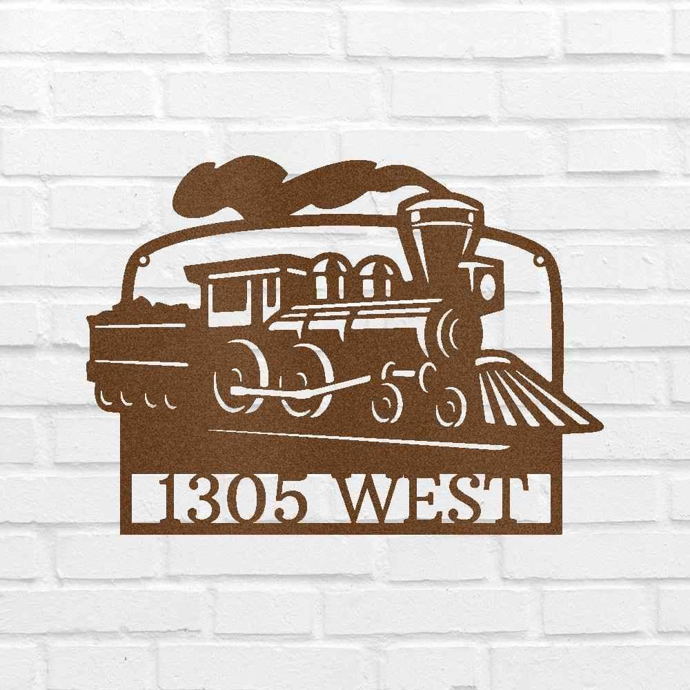Coal Train Personalized Gifts - Custom Metal Sign - GiFTiFY