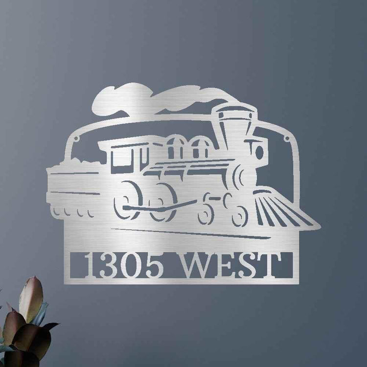 Coal Train Personalized Gifts - Custom Metal Sign - GiFTiFY