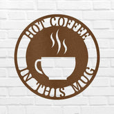 Coffee Haze Personalized Gifts - Custom Metal Sign - GiFTiFY