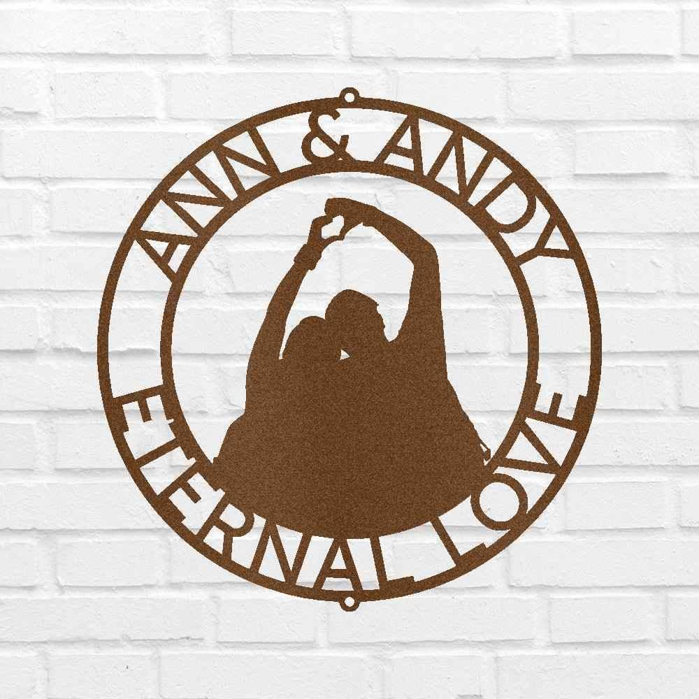 Couple Name Personalized Gifts - Custom Metal Sign, Anniversary/Wedding Gift - GiFTiFY