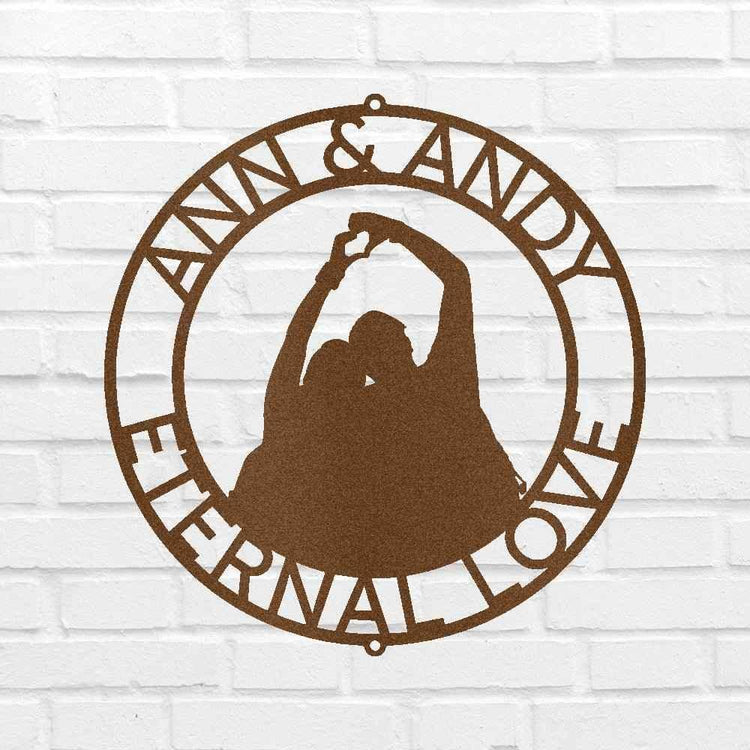 Couple Name Personalized Gifts - Custom Metal Sign, Anniversary/Wedding Gift - GiFTiFY