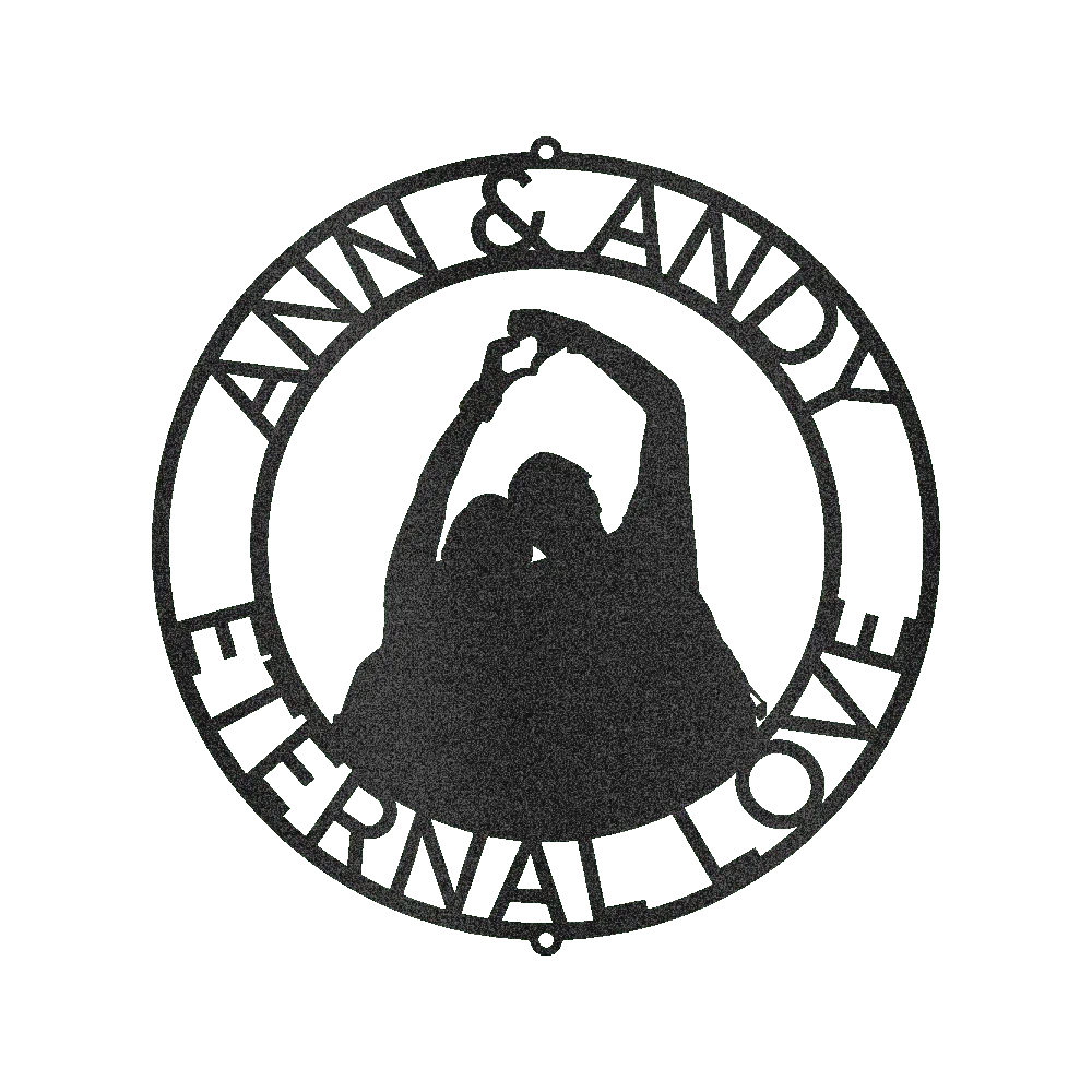 Couple Name Personalized Gifts - Custom Metal Sign, Anniversary/Wedding Gift - GiFTiFY