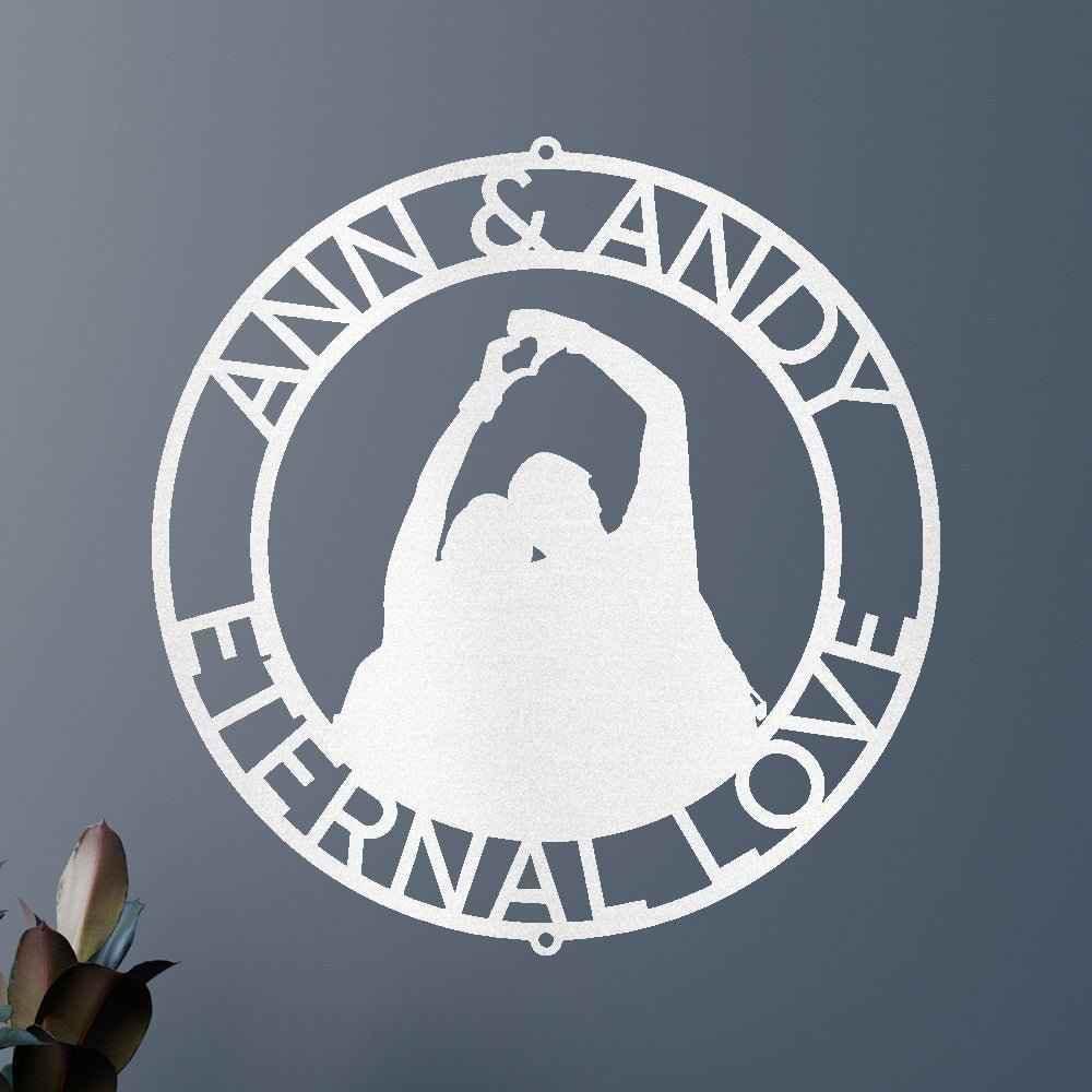 Couple Name Personalized Gifts - Custom Metal Sign, Anniversary/Wedding Gift - GiFTiFY