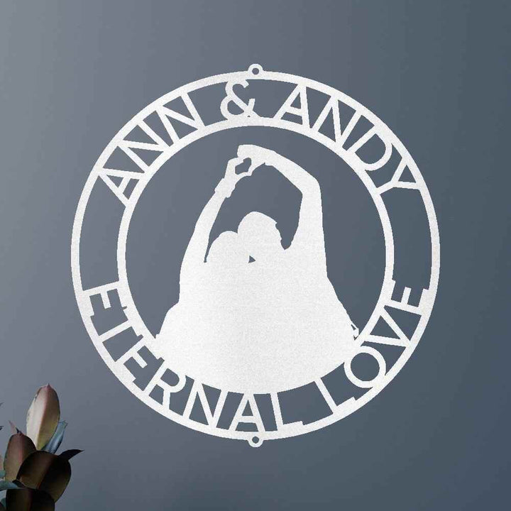 Couple Name Personalized Gifts - Custom Metal Sign, Anniversary/Wedding Gift - GiFTiFY