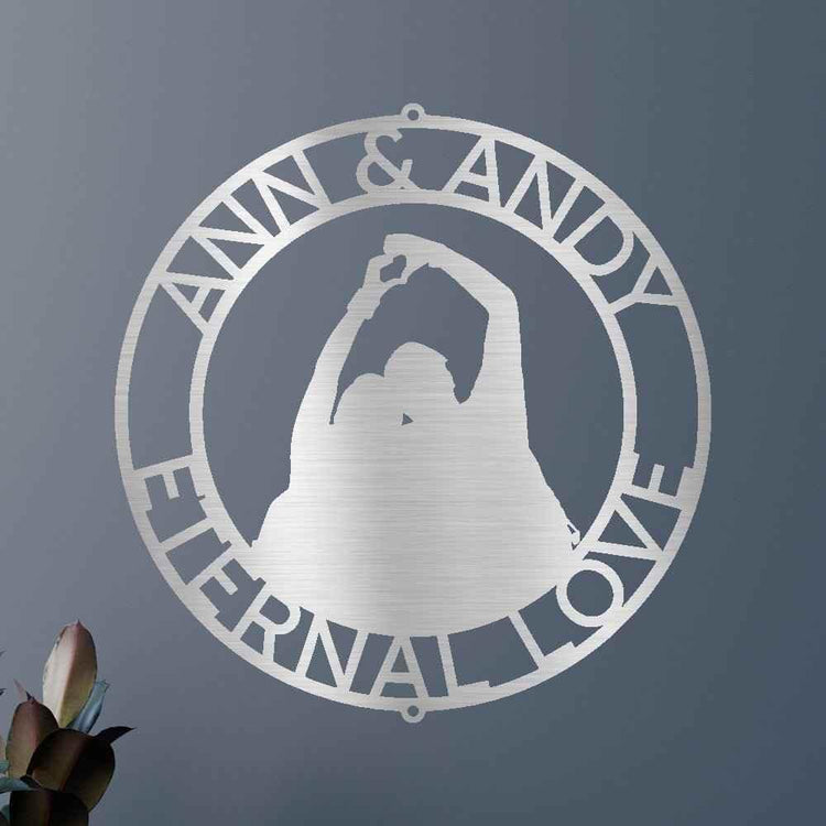 Couple Name Personalized Gifts - Custom Metal Sign, Anniversary/Wedding Gift - GiFTiFY