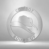Cowboy Personalized Gifts - Custom Metal Sign - GiFTiFY