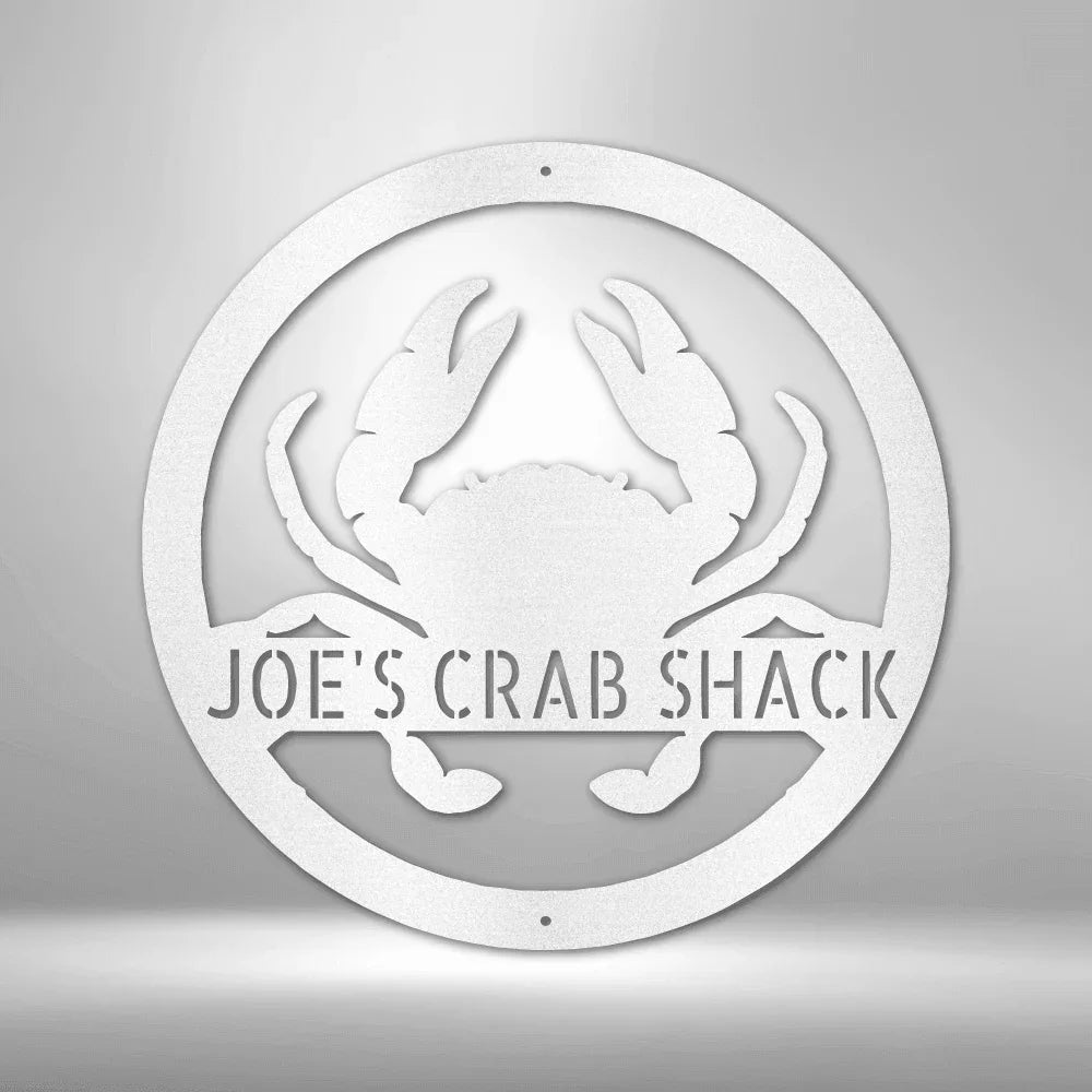 Crab Personalized Gifts - Custom Metal Sign - GiFTiFY
