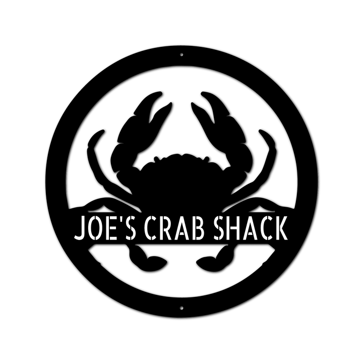 Crab Personalized Gifts - Custom Metal Sign - GiFTiFY