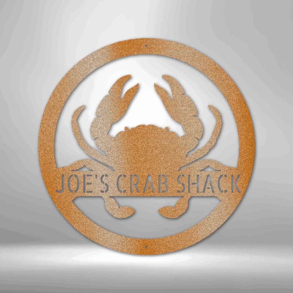 Crab Personalized Gifts - Custom Metal Sign - GiFTiFY