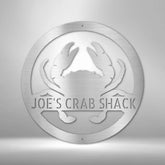 Crab Personalized Gifts - Custom Metal Sign - GiFTiFY