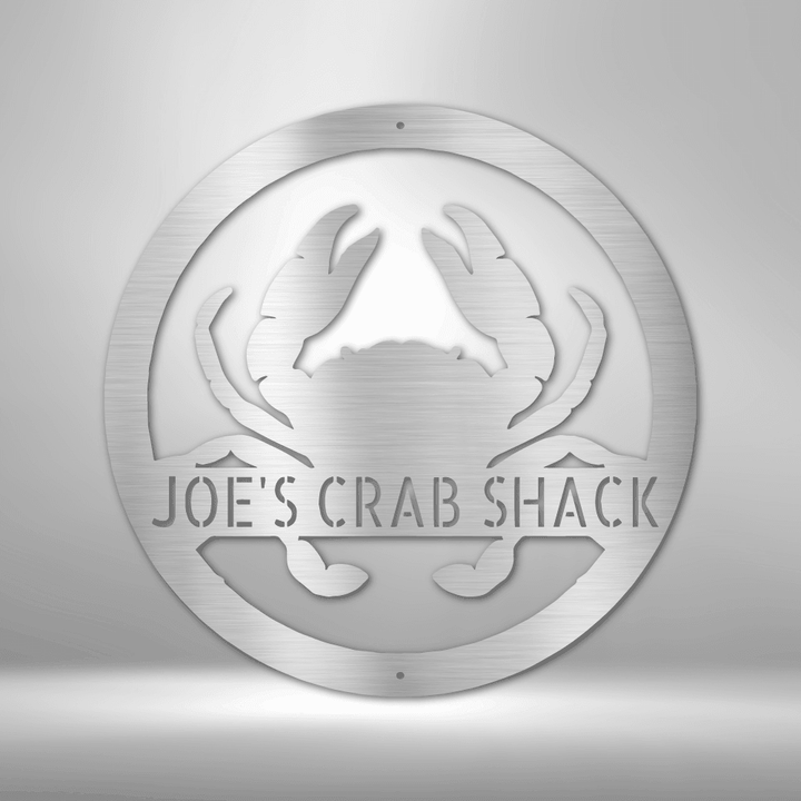 Crab Personalized Gifts - Custom Metal Sign - GiFTiFY