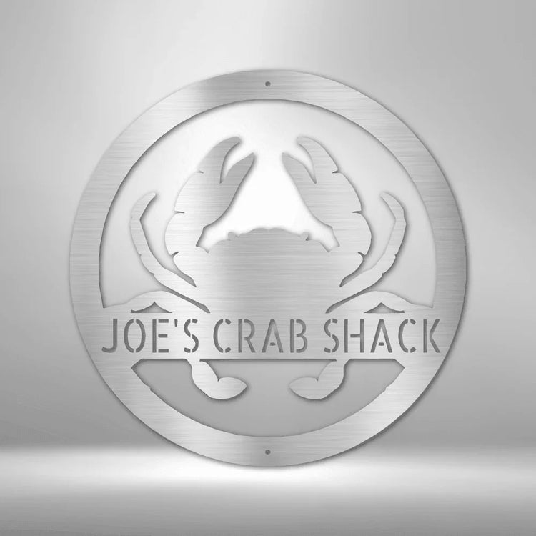 Crab Personalized Gifts - Custom Metal Sign - GiFTiFY