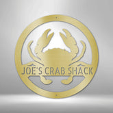 Crab Personalized Gifts - Custom Metal Sign - GiFTiFY
