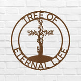 Cross Tree Personalized Gifts - Custom Metal Sign - GiFTiFY