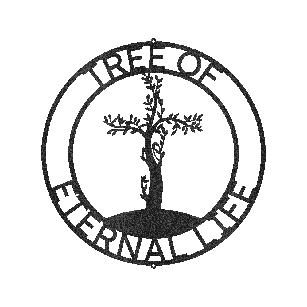 Cross Tree Personalized Gifts - Custom Metal Sign - GiFTiFY