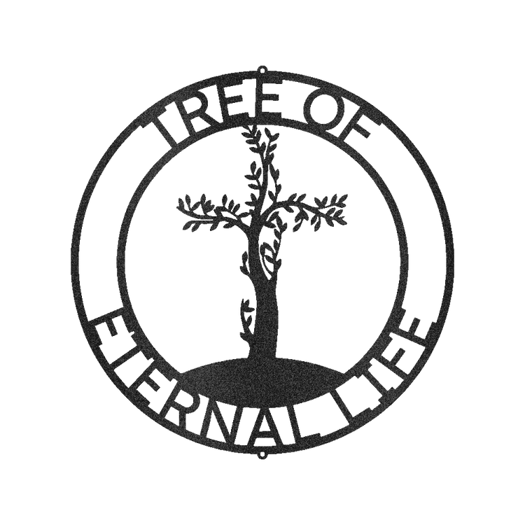 Cross Tree Personalized Gifts - Custom Metal Sign - GiFTiFY