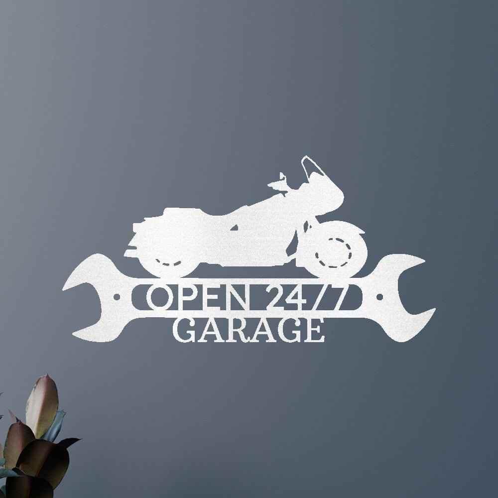 Cruiser Garage Shop Personalized Gifts - Custom Metal Sign - GiFTiFY