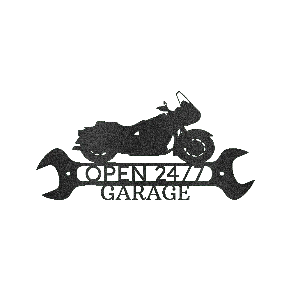 Cruiser Garage Shop Personalized Gifts - Custom Metal Sign - GiFTiFY