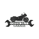 Cruiser Garage Shop Personalized Gifts - Custom Metal Sign - GiFTiFY