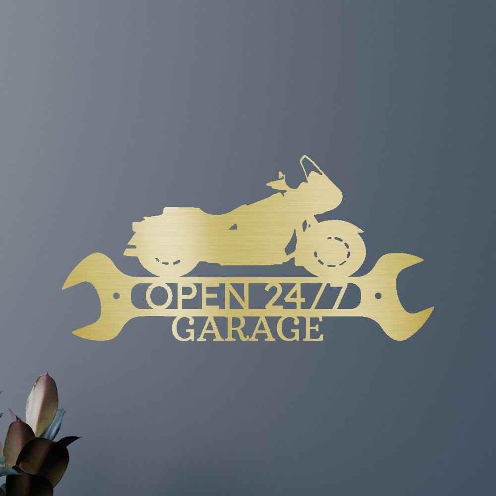 Cruiser Garage Shop Personalized Gifts - Custom Metal Sign - GiFTiFY