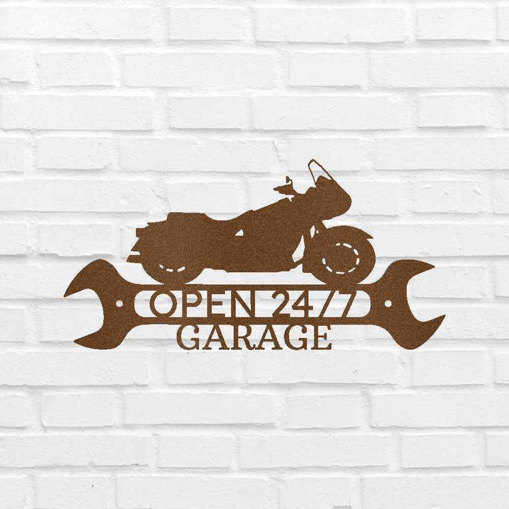 Cruiser Garage Shop Personalized Gifts - Custom Metal Sign - GiFTiFY