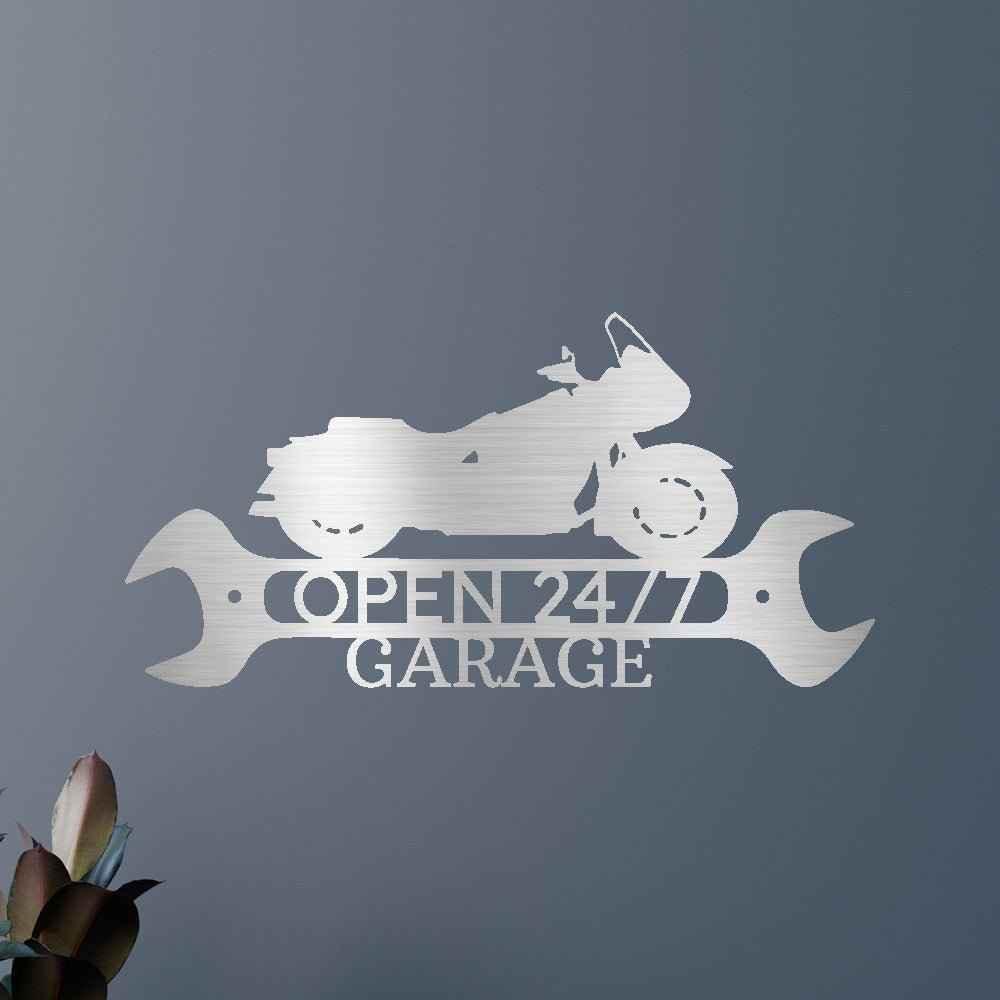 Cruiser Garage Shop Personalized Gifts - Custom Metal Sign - GiFTiFY