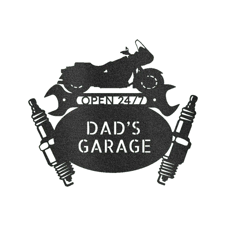 Cruiser Mechanic Garage Personalized Gifts - Custom Metal Sign - GiFTiFY