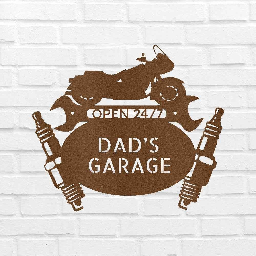 Cruiser Mechanic Garage Personalized Gifts - Custom Metal Sign - GiFTiFY