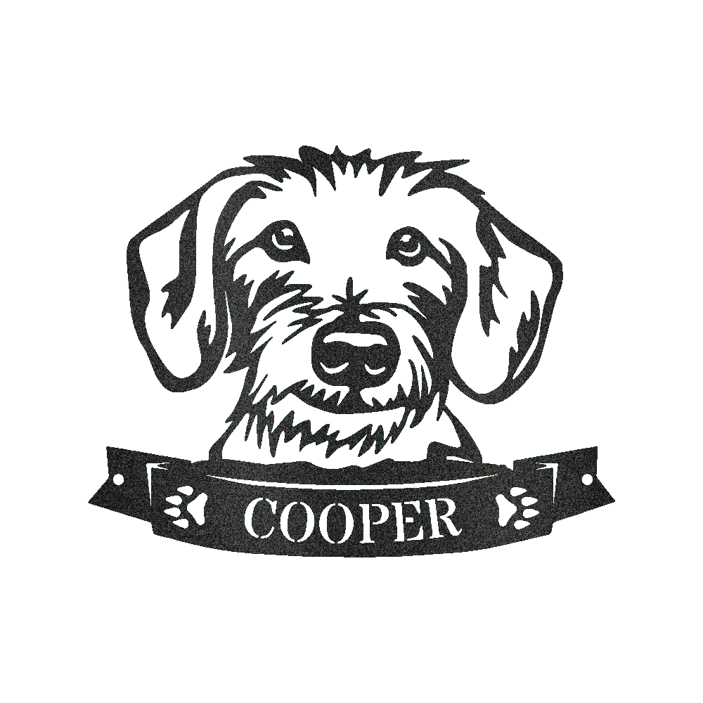 Dachshund Face Personalized Gifts - Custom Metal Sign - GiFTiFY