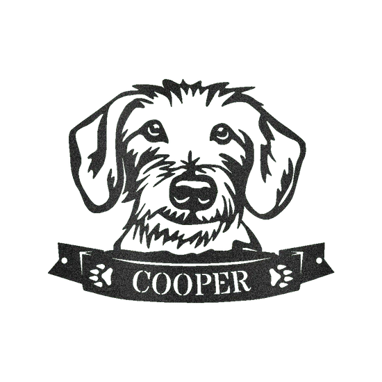 Dachshund Face Personalized Gifts - Custom Metal Sign - GiFTiFY