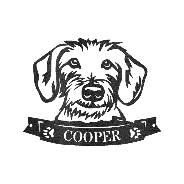 Dachshund Face Personalized Gifts - Custom Metal Sign - GiFTiFY