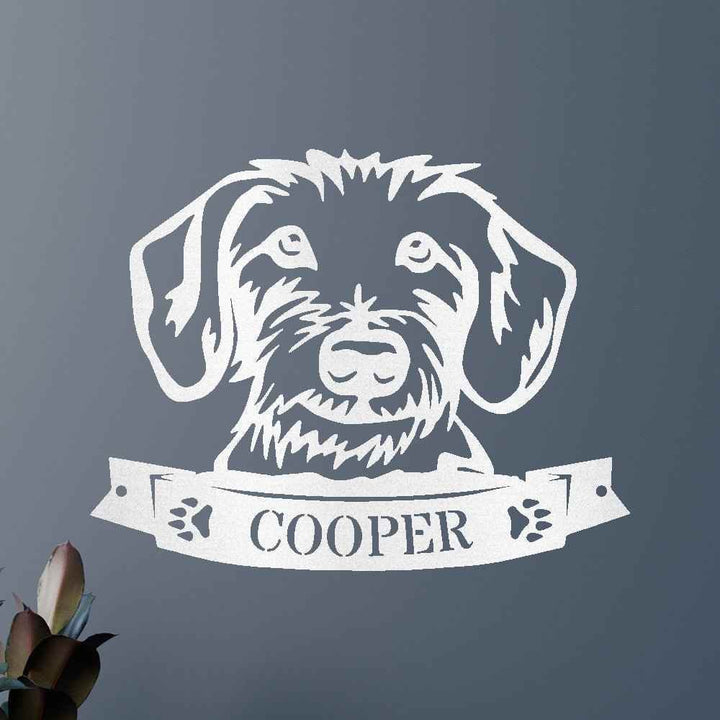 Dachshund Face Personalized Gifts - Custom Metal Sign - GiFTiFY
